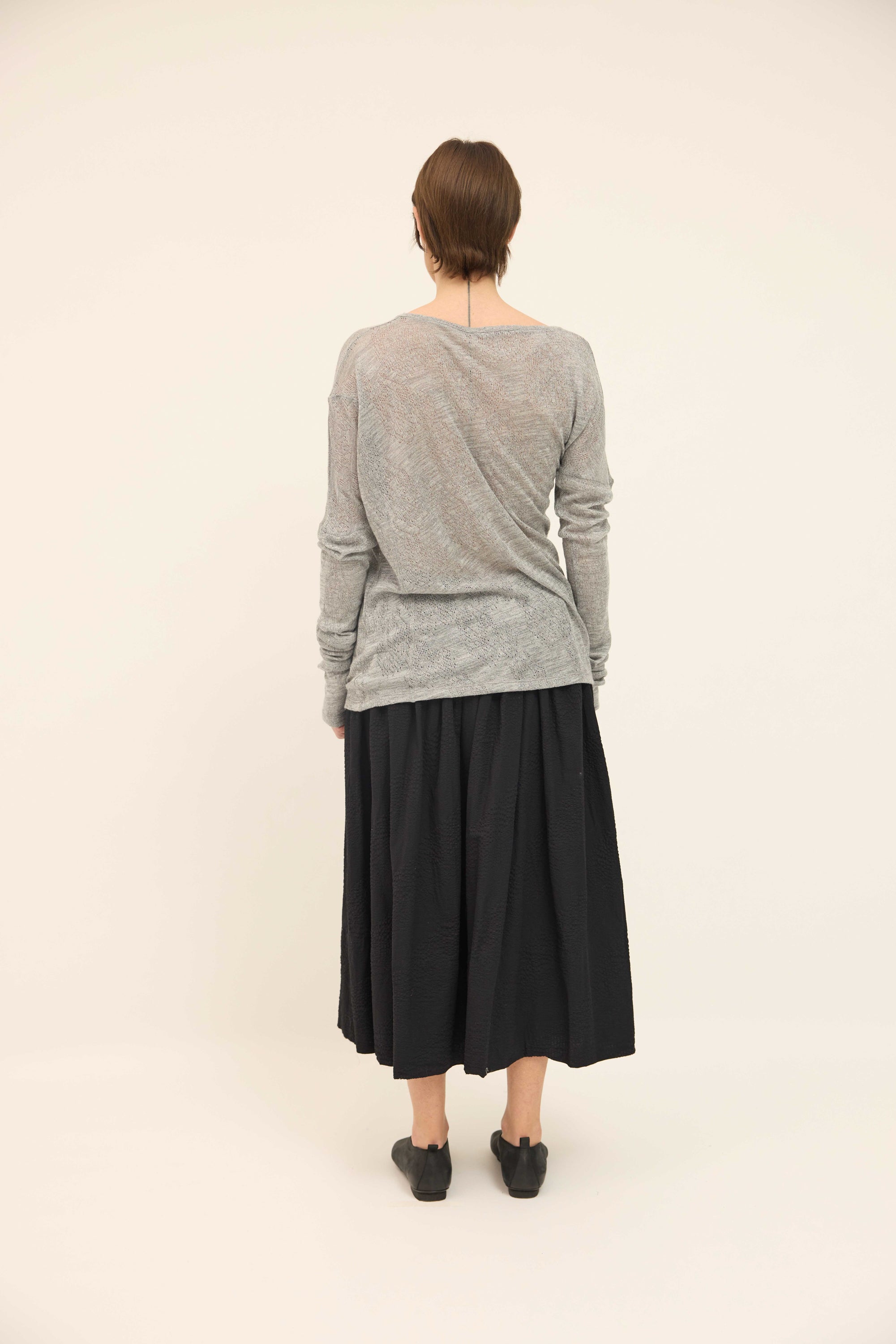 Pocket Tee - Grey Metallic silver