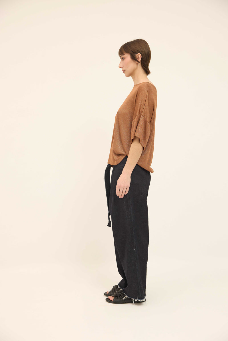 Simple Tee - Bronze Metallic