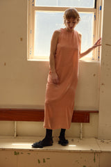 Sara's Dress - Peach Velvet  Long