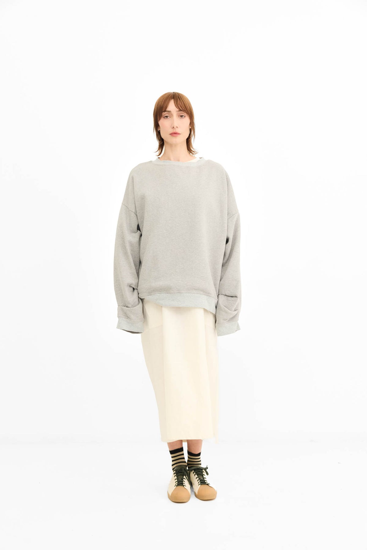 Oversized Sweatshirt  - Fog