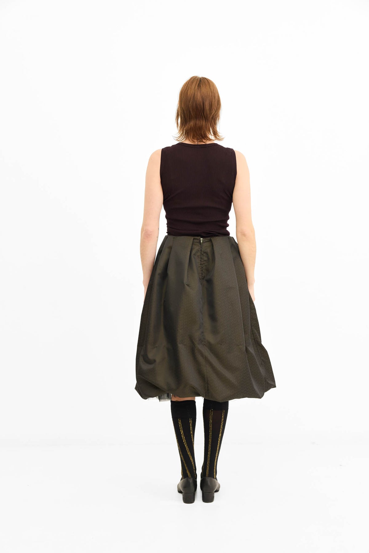 Kelly Skirt with Tulle petticoat - Bronze