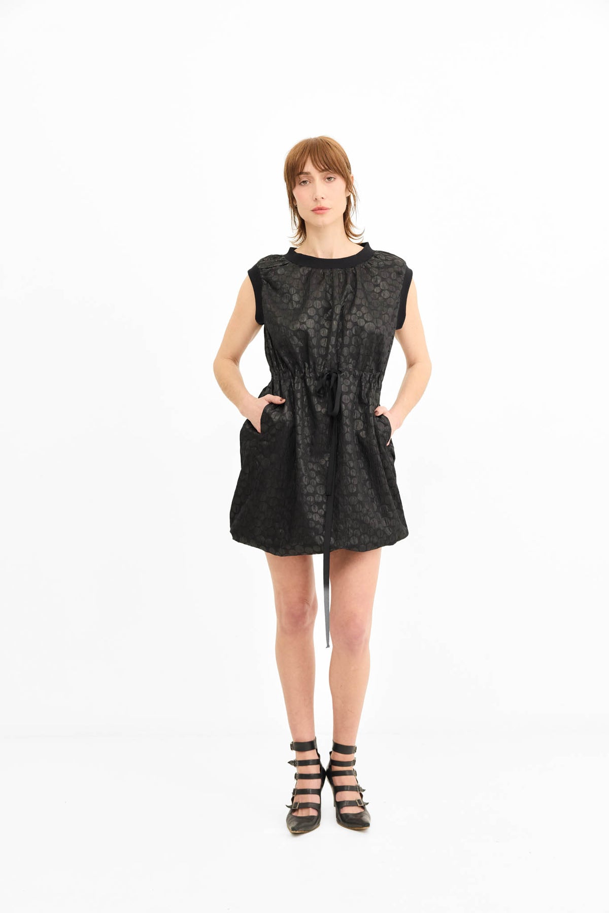 Puff Dress - Black
