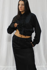 Anna Straight Skirt / Black