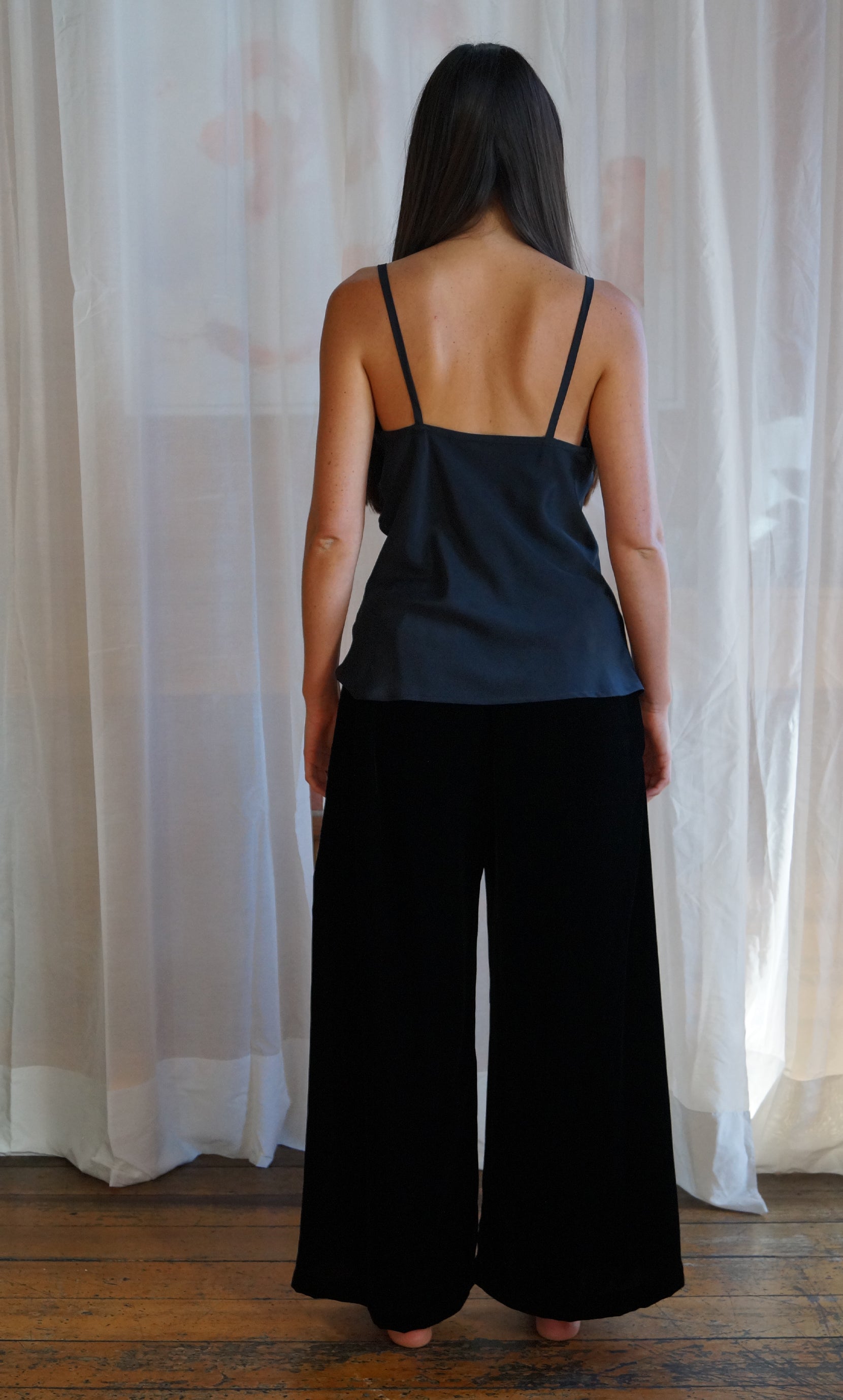 Frankie Pants - Black Velvet