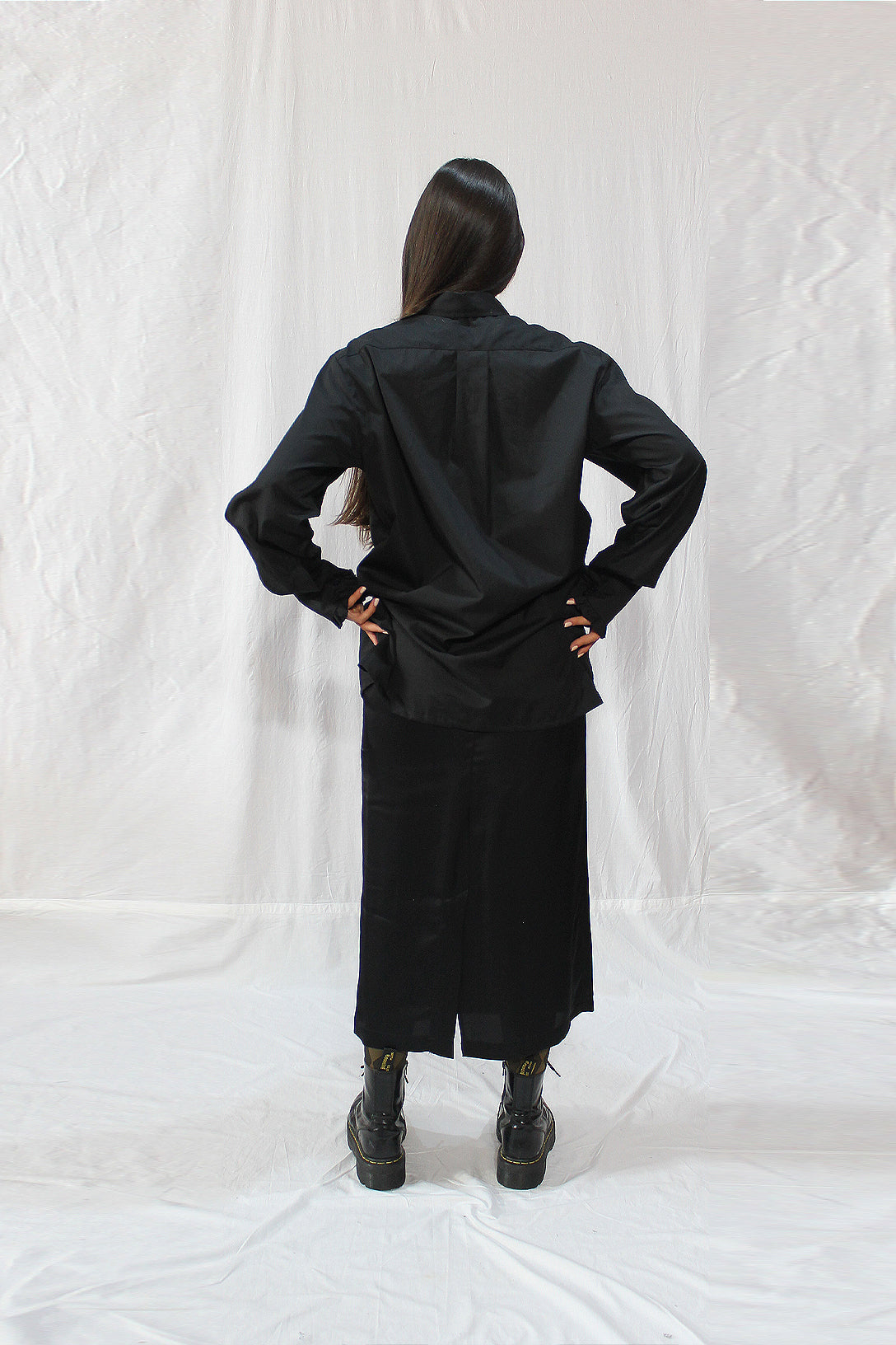 Freddy Frill Shirt / Black