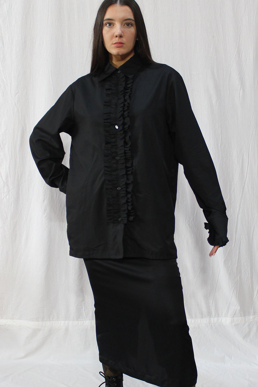 Anna Straight Skirt / Black