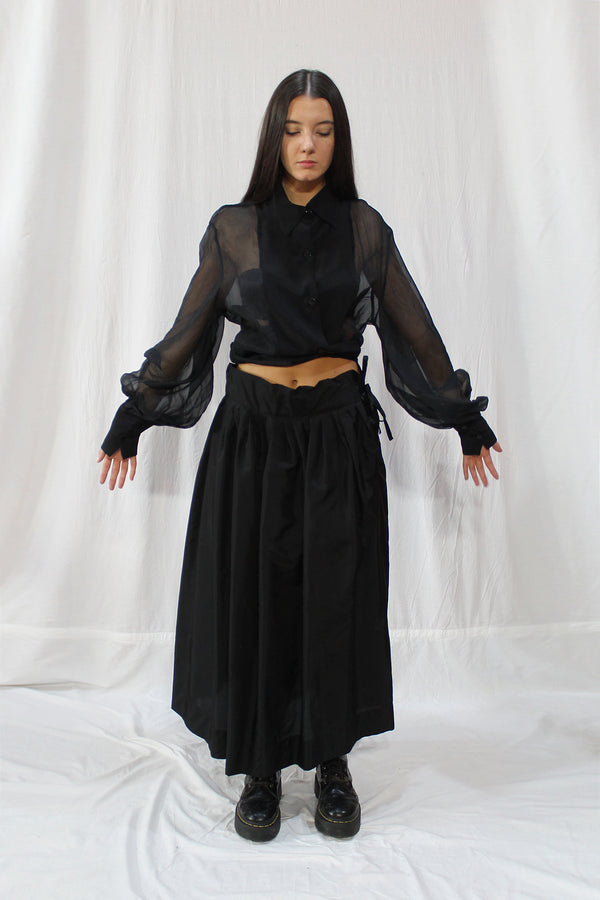 Doris Tuck Skirt / Black