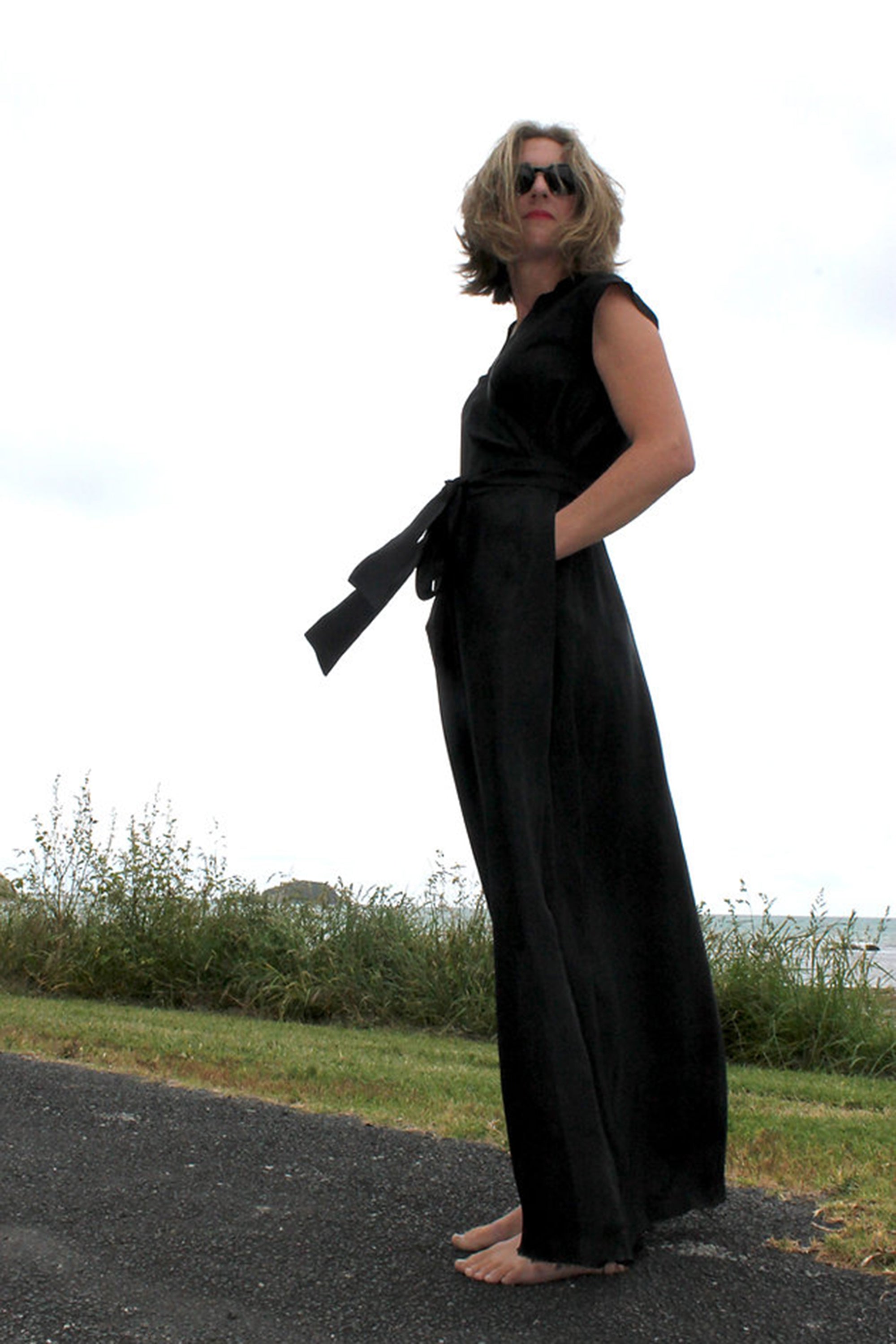 Ruby Wrap Dress / Black