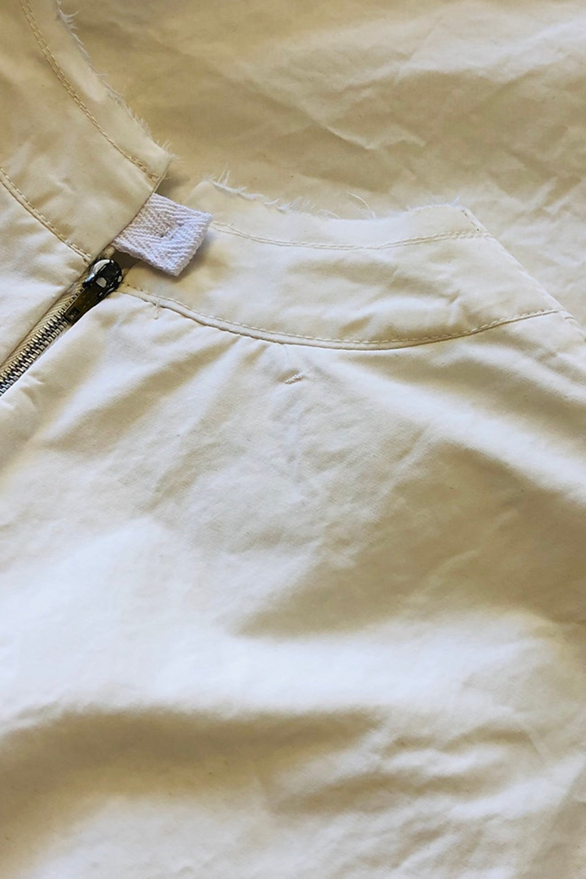 Trapeze Dress / White