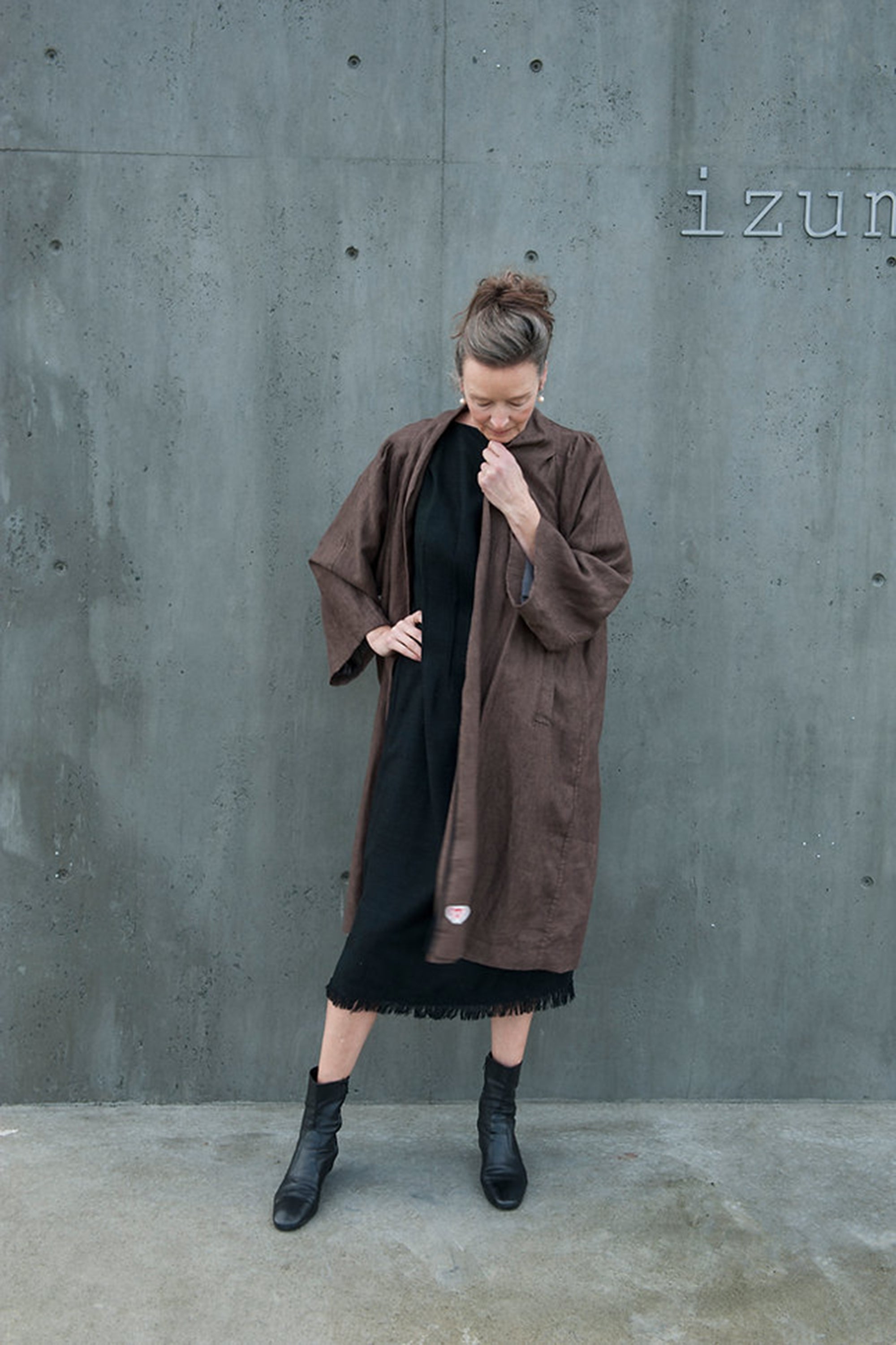 Claude Linen Coat / Brown